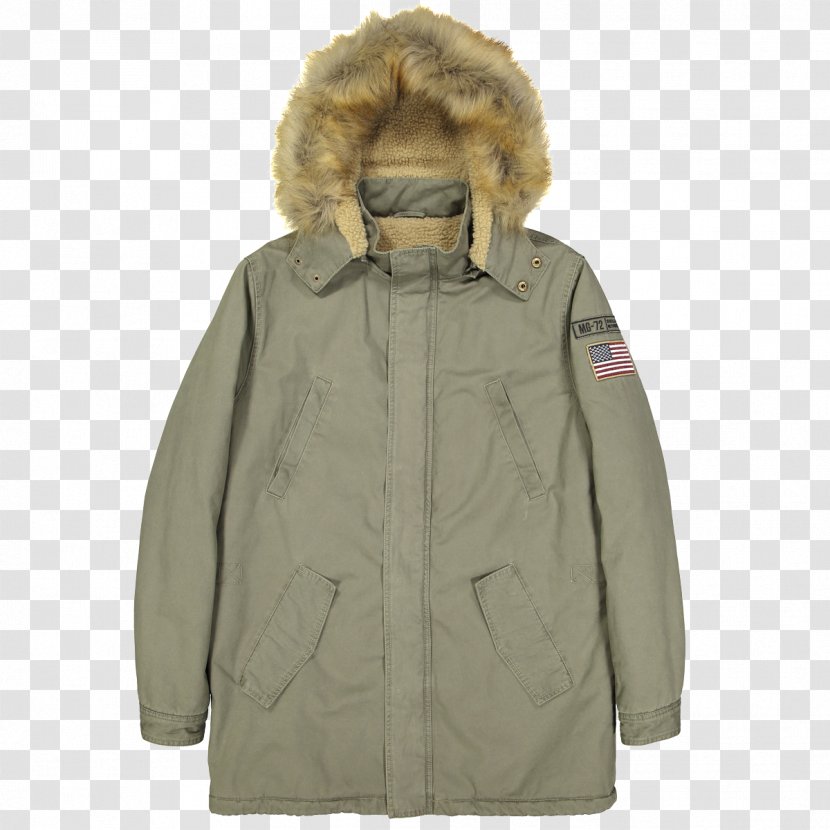 Jacket Beige - Hood Transparent PNG