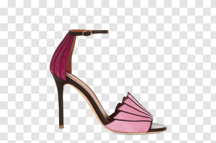 Sandal Court Shoe Footwear High-heeled - Magenta Transparent PNG