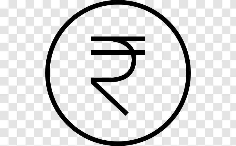 Indian Rupee Sign Money - Currency - India Transparent PNG