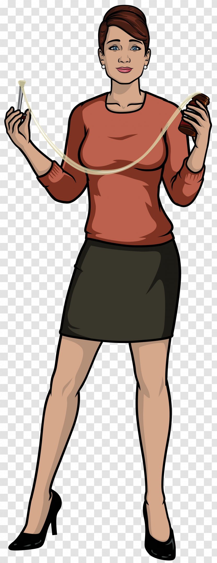 Sterling Archer Cheryl Tunt Judy Greer Lana Anthony Kane - Frame Transparent PNG