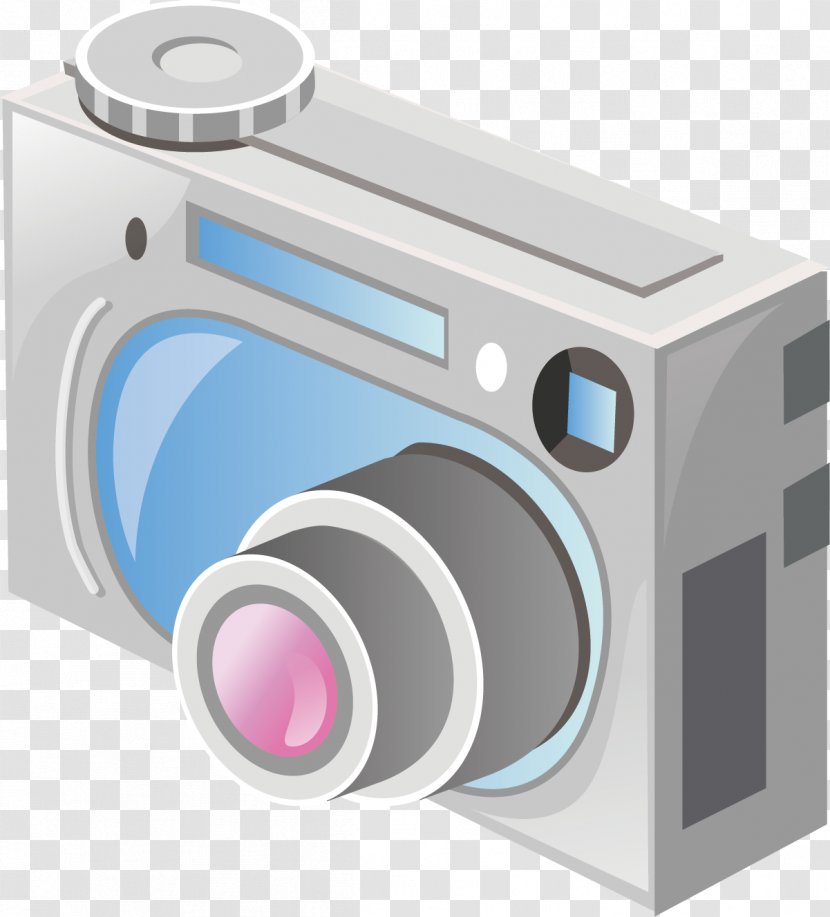 Camera Photography - Cameras Optics - Vector Material Transparent PNG