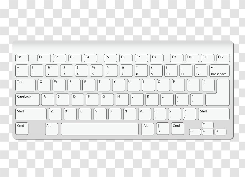 Computer Keyboard Macintosh Mouse Laptop Clip Art - Vector Transparent PNG