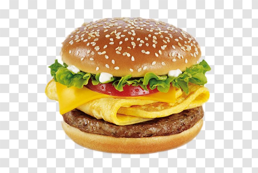 Cheeseburger Hamburger Whopper McDonald's Big Mac Fast Food - Junk - Egg Transparent PNG