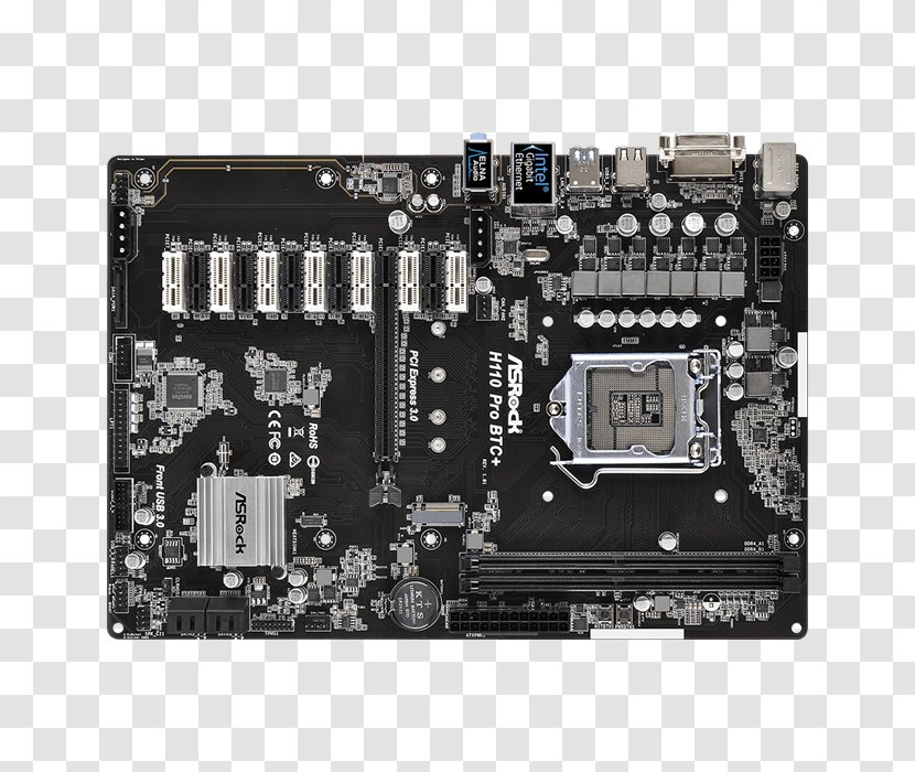 Intel Motherboard LGA 1151 ASRock Land Grid Array - Atx - Lga Transparent PNG