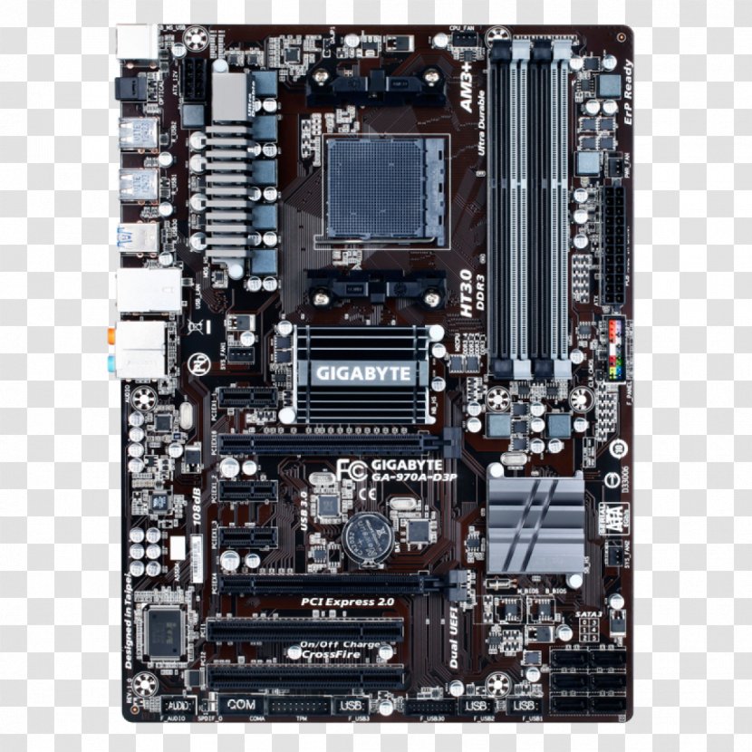 Motherboard GIGABYTE GA-H81M-S1 DIMM Printed Circuit Board Gigabyte GA-990FX-Gaming - Computer Accessory - Socket AM3 Transparent PNG