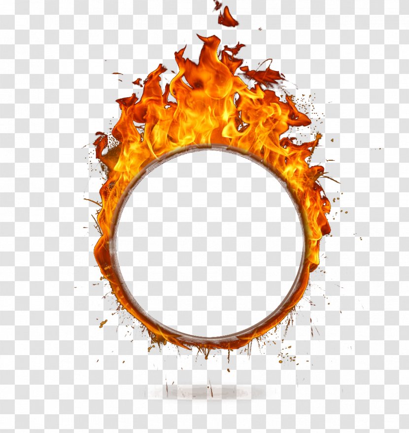 Fire Flame - Pit - A Ring Of Transparent PNG