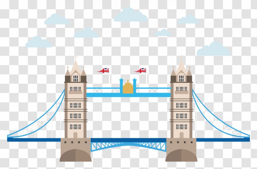 London Bridge LONDON TOWER BRIDGE Big Ben Tower Of - Text - Vector Transparent PNG