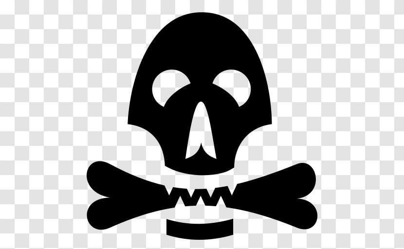 Skull Bone Symbol Clip Art - Headgear Transparent PNG
