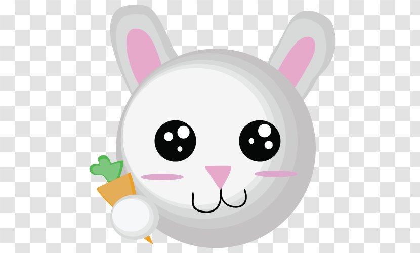 Easter Bunny Whiskers Snout Clip Art - Design Transparent PNG