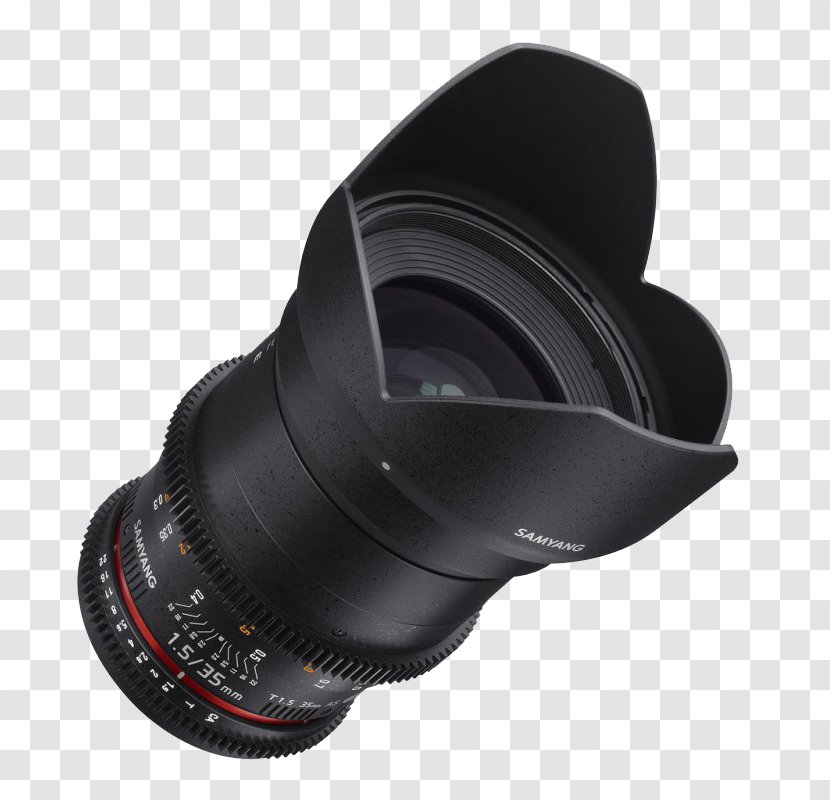 Canon EF Lens Mount Rokinon 35mm T1.5 Cine AS UMC Samyang Optics Camera Digital SLR - T15 As Umc Transparent PNG