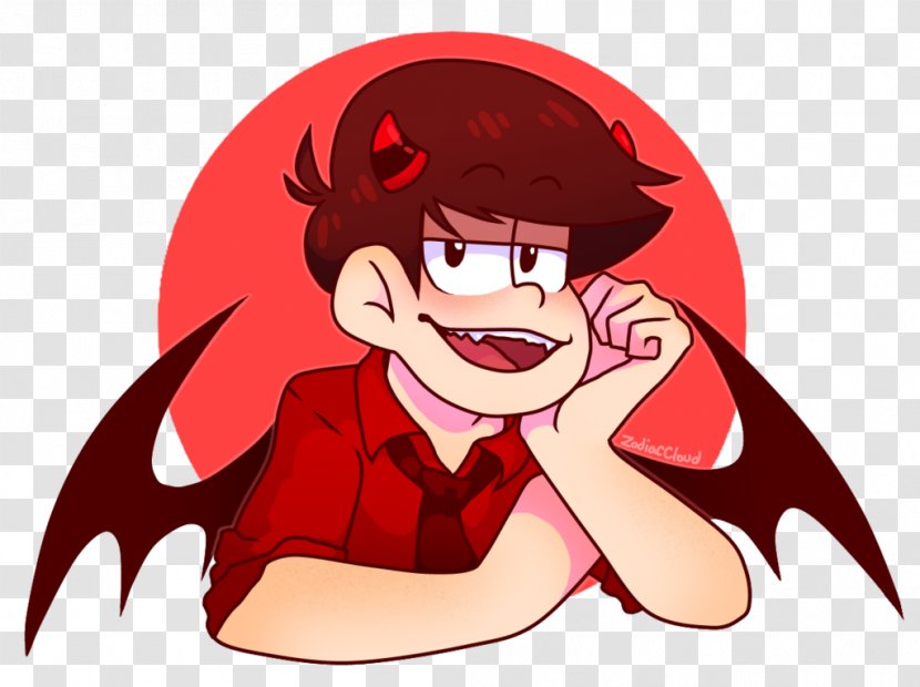 Devil Demon Legendary Creature Osomatsu-kun Homo Sapiens - Tree Transparent PNG