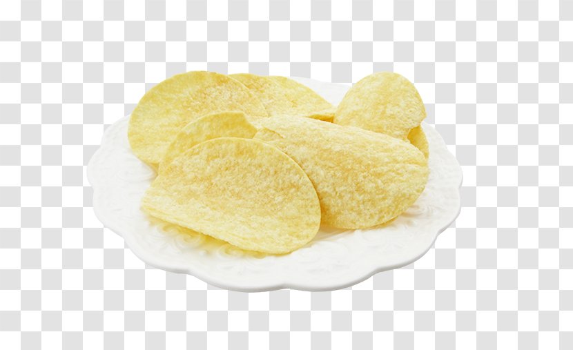 Vegetarian Cuisine Potato Chip Side Dish Food - A Of Chips Transparent PNG