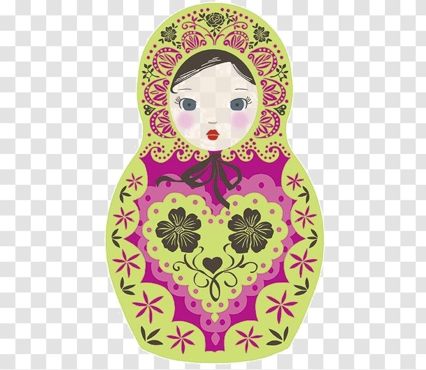 Matryoshka Doll Russia Child Room - Cartoon Transparent PNG