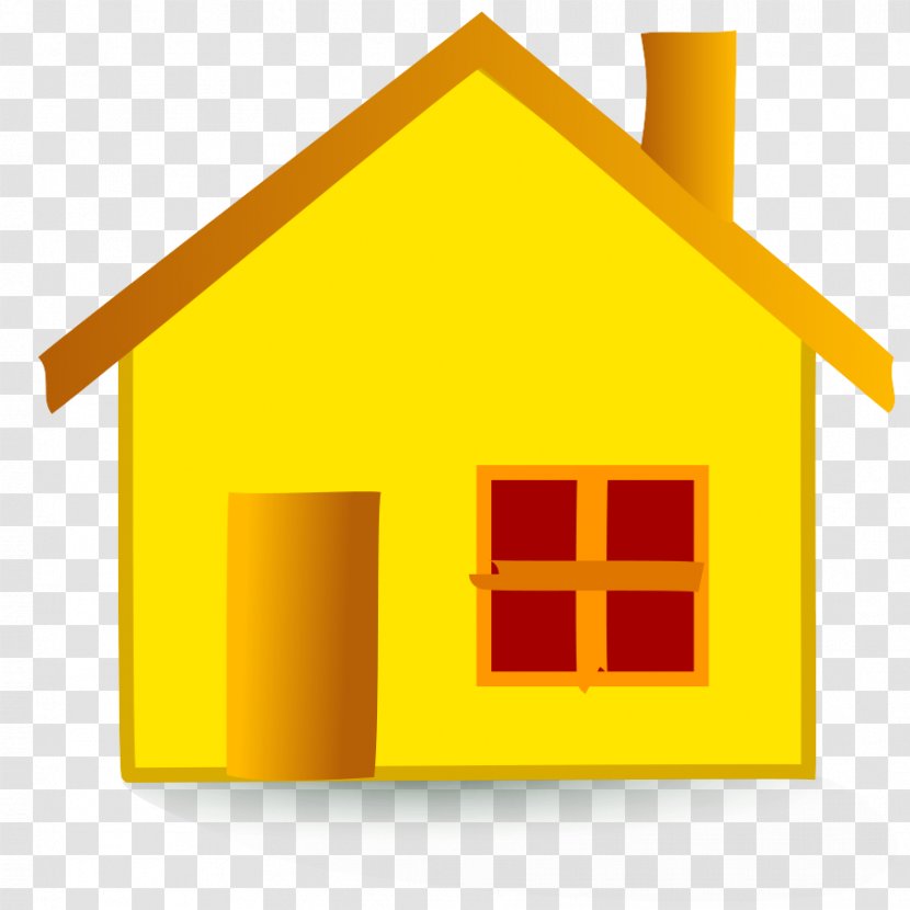 Property Yellow Clip Art House Real Estate - Roof Home Transparent PNG