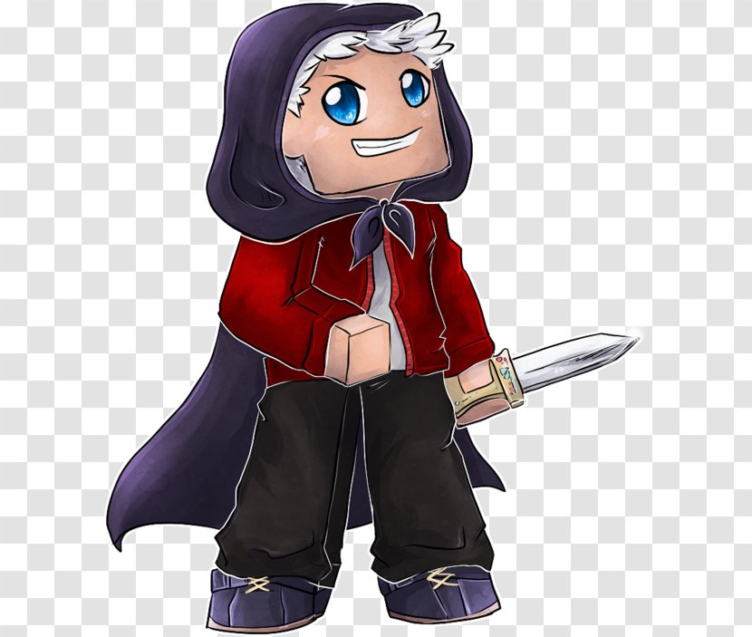 Minecraft Drawing Avatar YouTube - Fictional Character - Cartoon Transparent PNG