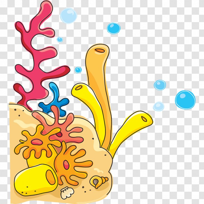 Sticker Sea Anemones And Corals Coral Reef Child Transparent PNG