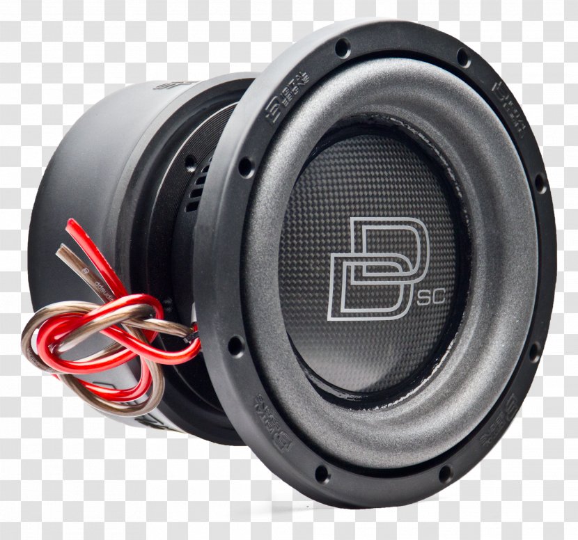 Subwoofer Car Loudspeaker - Computer Hardware - CARBON FIBRE Transparent PNG