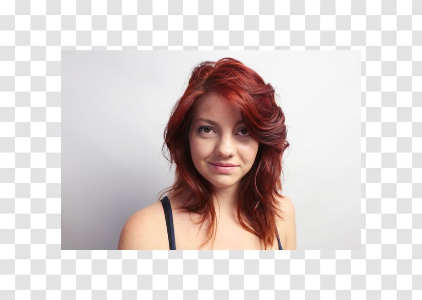 Step Cutting Layered Hair Coloring - Long Transparent PNG