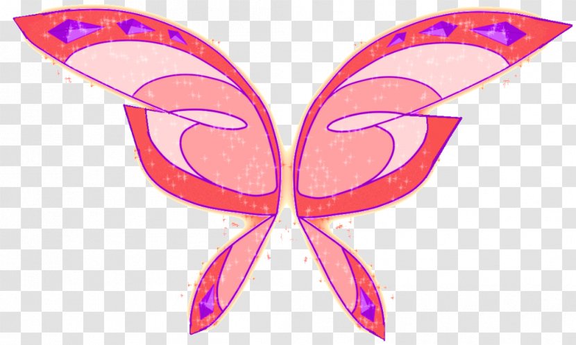 Butterfly Tecna Roxy Winx Club: Believix In You Bloom - Moths And Butterflies Transparent PNG