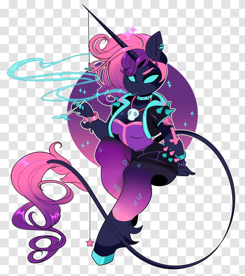 Unicorn Drawing Furry Fandom Art - Flower Transparent PNG