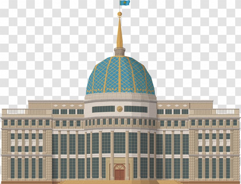 Grand Kremlin Palace Ak Orda Presidential Building Steppe Eagle - Government Transparent PNG