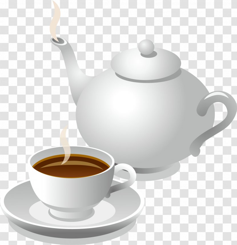 White Coffee Cappuccino Earl Grey Tea - Caffeine Transparent PNG