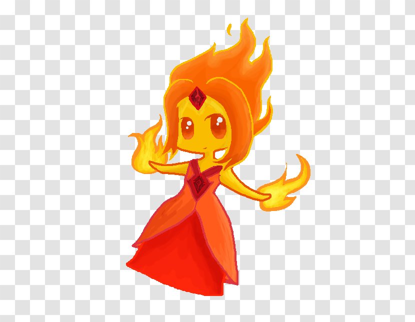 Flame Princess Finn The Human Adventure Character - Heart Transparent PNG