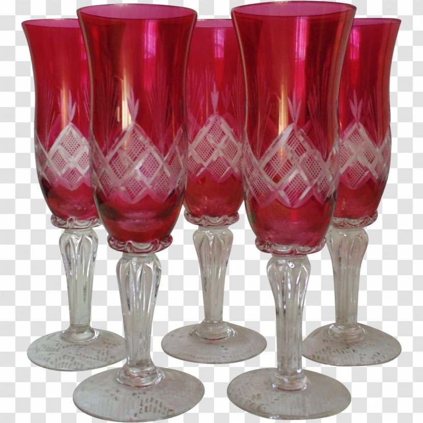 Wine Glass Stemware Champagne - Drinkware Transparent PNG