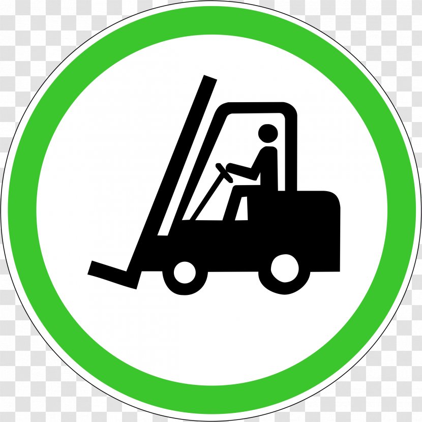 Forklift Powered Industrial Trucks Warning Sign Sticker Label - Area - Truck Transparent PNG