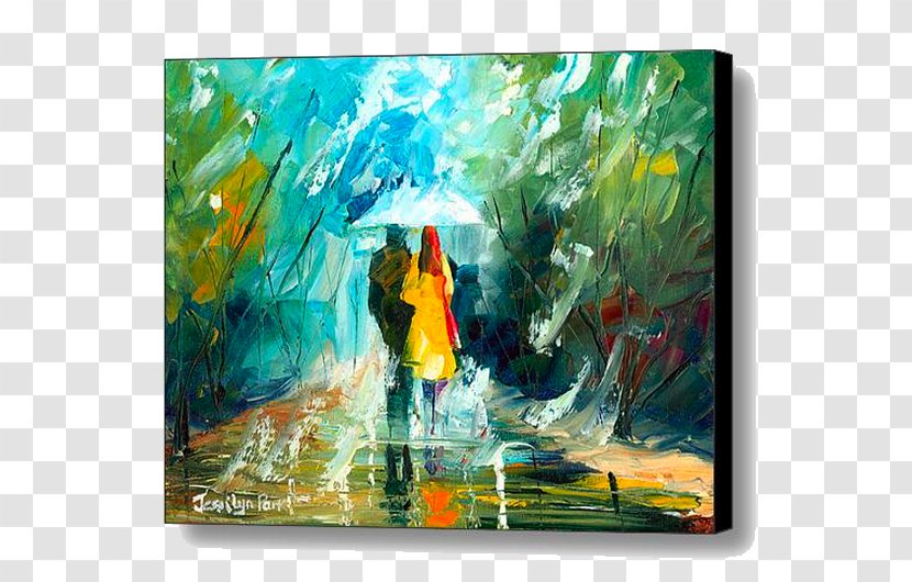 Acrylic paint canvas art