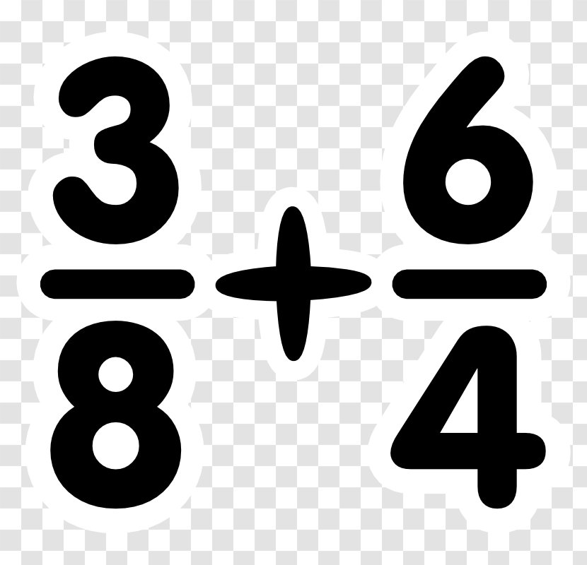 Comparing Fractions Make A Fraction Add With Different Denominators Clip Art - Symbol - Exercise Pictures Transparent PNG