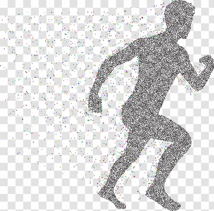 Ni Te Clip Art - Silhouette - Running Man Transparent PNG