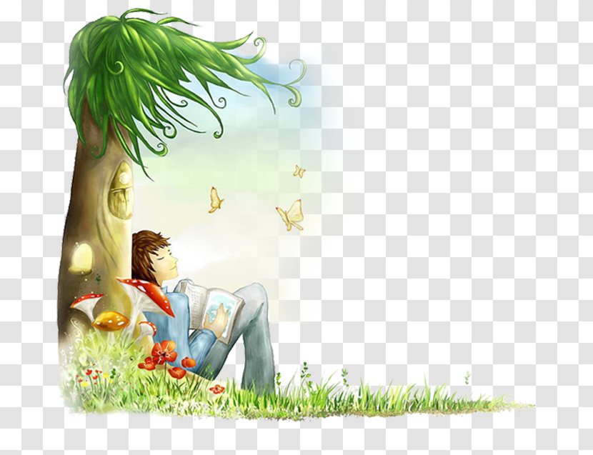 Homo Sapiens Cartoon Child Illustration - Heart - Fairy Tree Transparent PNG