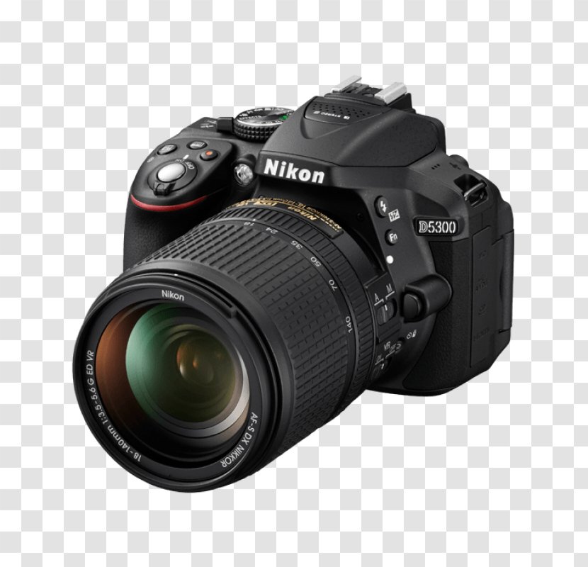 Nikon D5300 Digital SLR Single-lens Reflex Camera DX Format - Film Transparent PNG