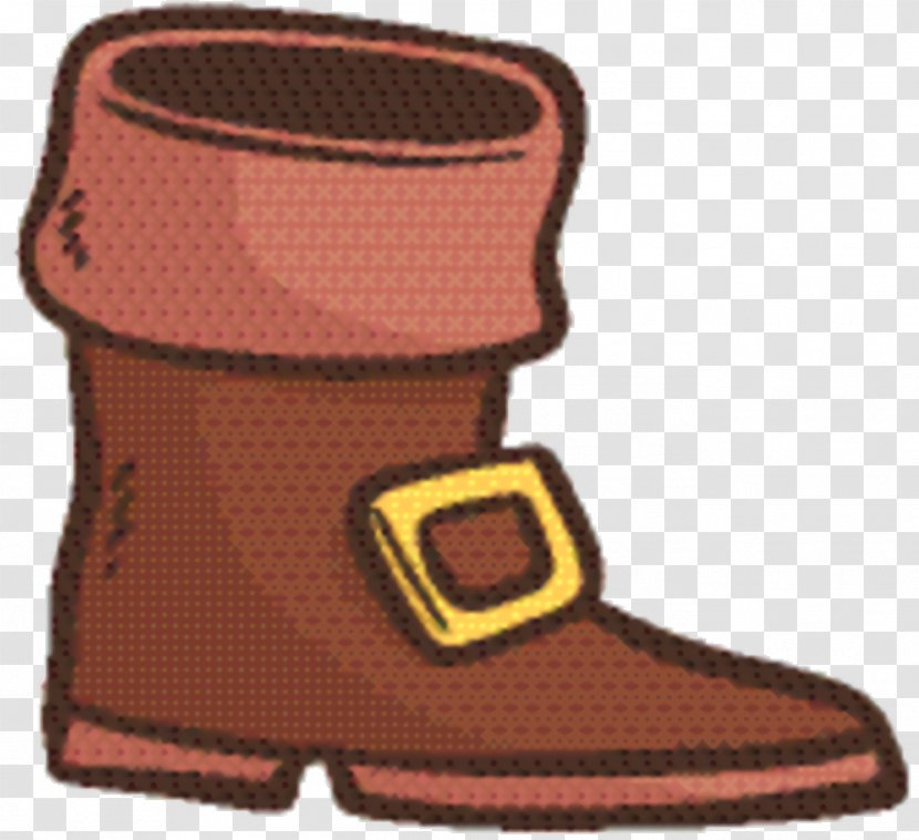 Snow Background - Shoe - Boot Brown Transparent PNG