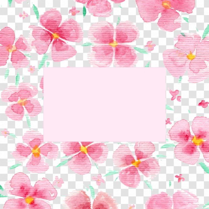 Flower Heart - Magenta - Pink Decoration Material Transparent PNG