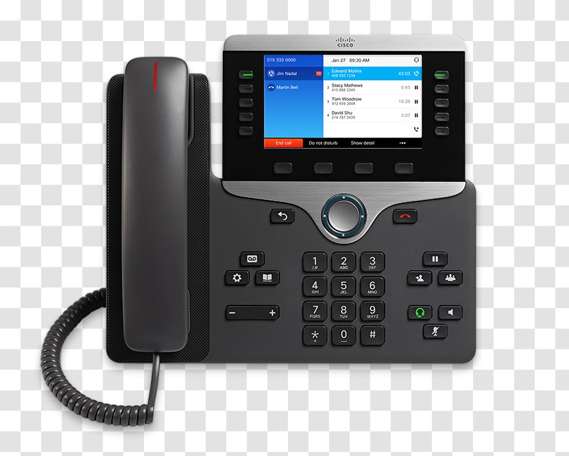 VoIP Phone Cisco 8851 8841 Voice Over IP - Corded - Anyconnect Icon Transparent PNG