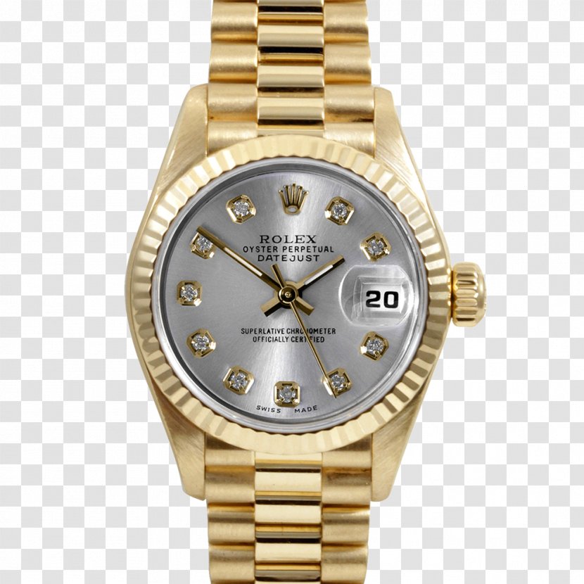 Rolex Datejust Submariner Watch Jewellery - Gold - Watches Transparent PNG