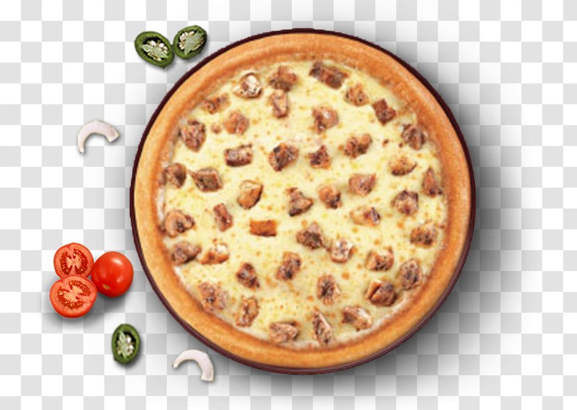 Pizza Barbecue Chicken Hot - Food - Non-veg Transparent PNG