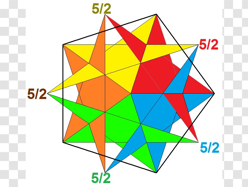 Small Stellated Dodecahedron Stellation Kepler–Poinsot Polyhedron Great - Keplerpoinsot Transparent PNG