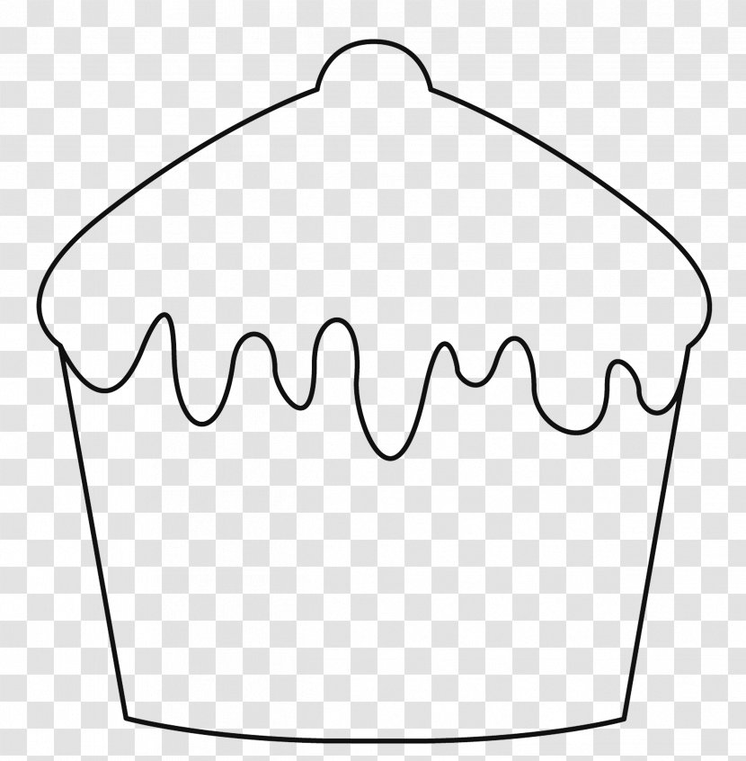 Madeleine Cupcake Coloring Book Line Art - Photography Transparent PNG