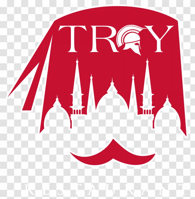 Turkish Cuisine Logo Troy Restaurant - Symbol - Design Transparent PNG