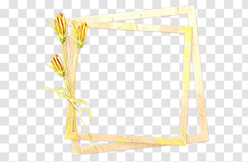 Background Yellow Frame - Rectangle Plant Transparent PNG