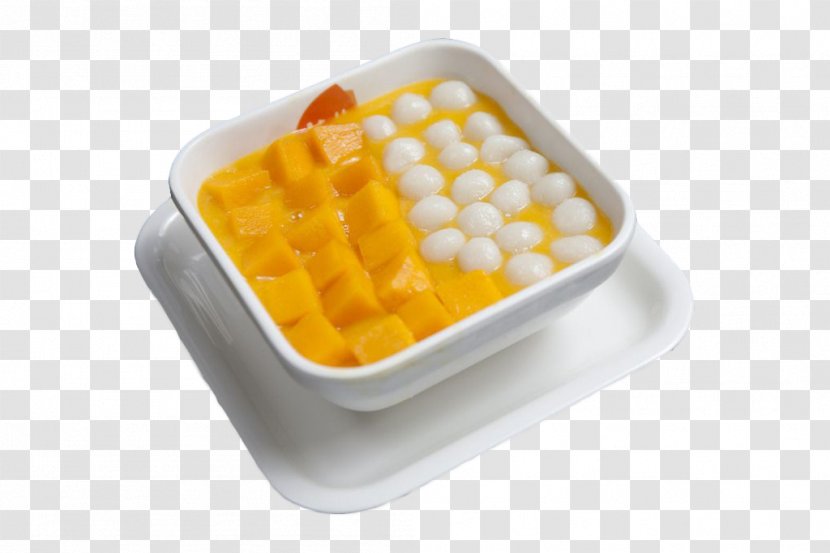 Coffee Fruit Salad Dish Dessert - Mango - Square In Dumplings And Assorted Cold Dishes Transparent PNG