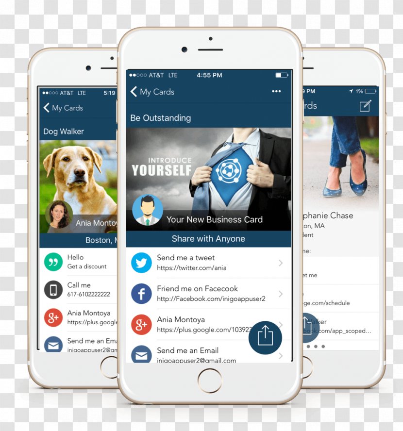 Smartphone Mobile Phones Business Cards Information - Networking Transparent PNG