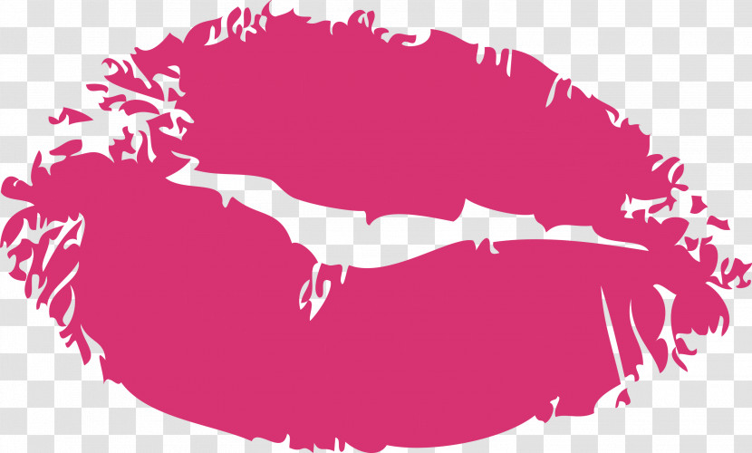 Red Rip Kiss Transparent PNG