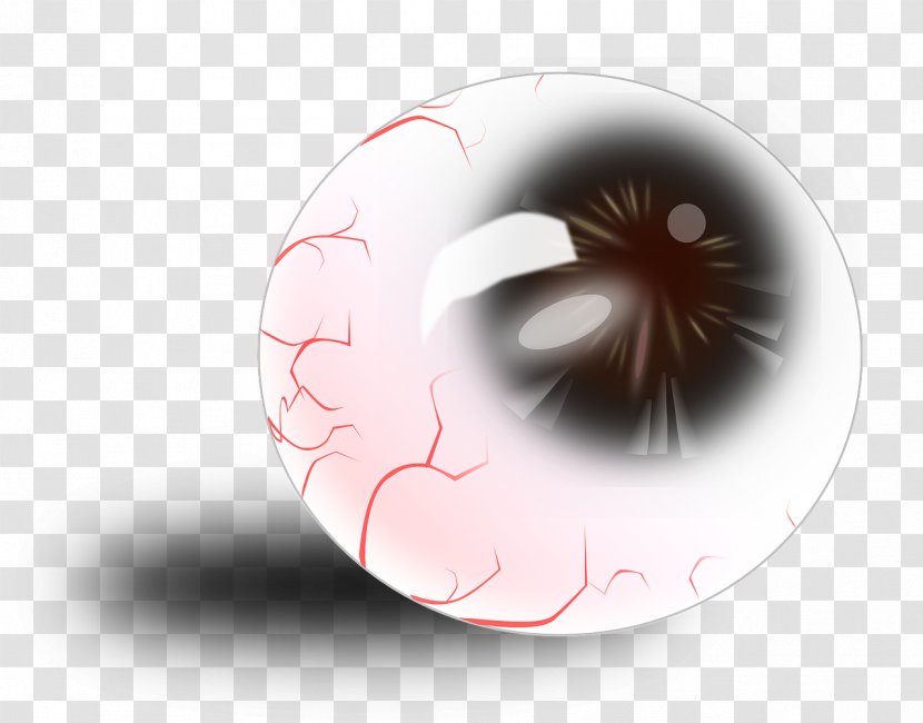 Eye Red Blood Clip Art - Cartoon - Bloodshot Eyes Transparent PNG