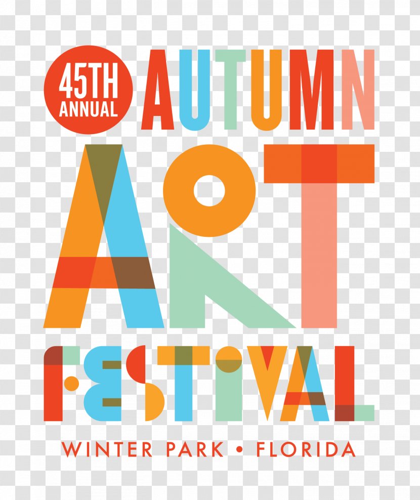 Winter Park Sidewalk Art Festival Autumn-fest Logo - Orange - Chamber Of Commerce Transparent PNG