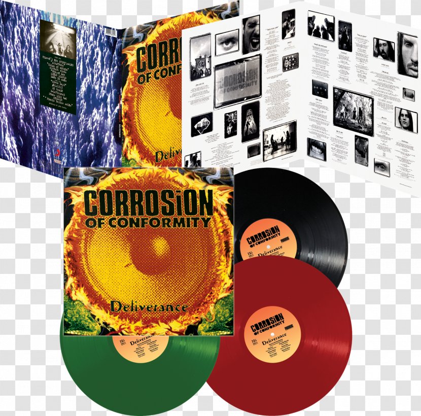 Compact Disc Corrosion Of Conformity Deliverance Phonograph Record LP - Vinyl Cover Transparent PNG