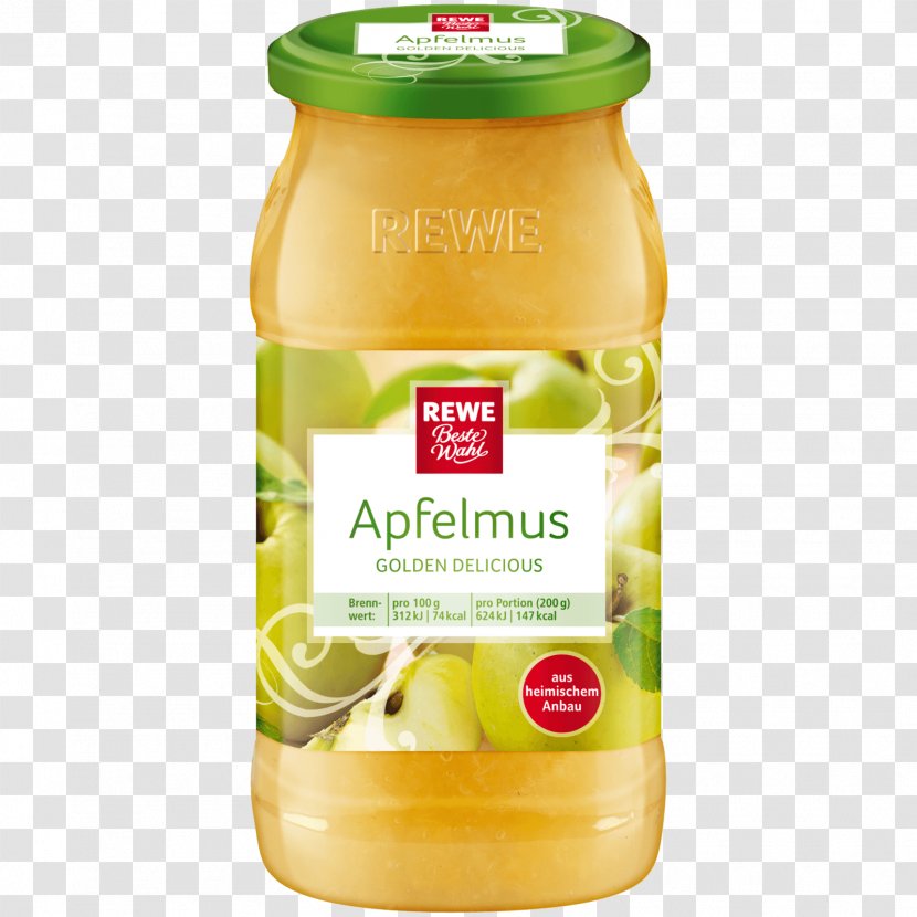 Apple Sauce REWE Group Compote Food - Online Grocer Transparent PNG